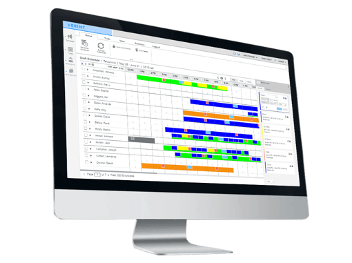 Verint Workforce Screenshot on a Desktop computer Verint Workforce Screenshot on a Desktop computer